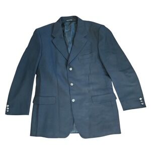 Canali Surrey's Florida Black Pure Wool Sport Coat Blazer 54R EU 44R US Designer